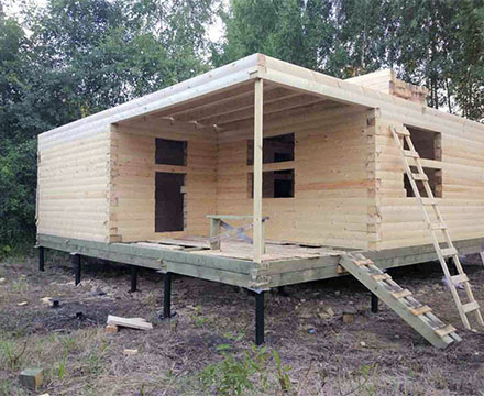 Винтовые сваи в Туле, посёлок Болохово