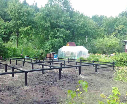 Винтовые сваи в Ярославле, посёлок Пестрецово